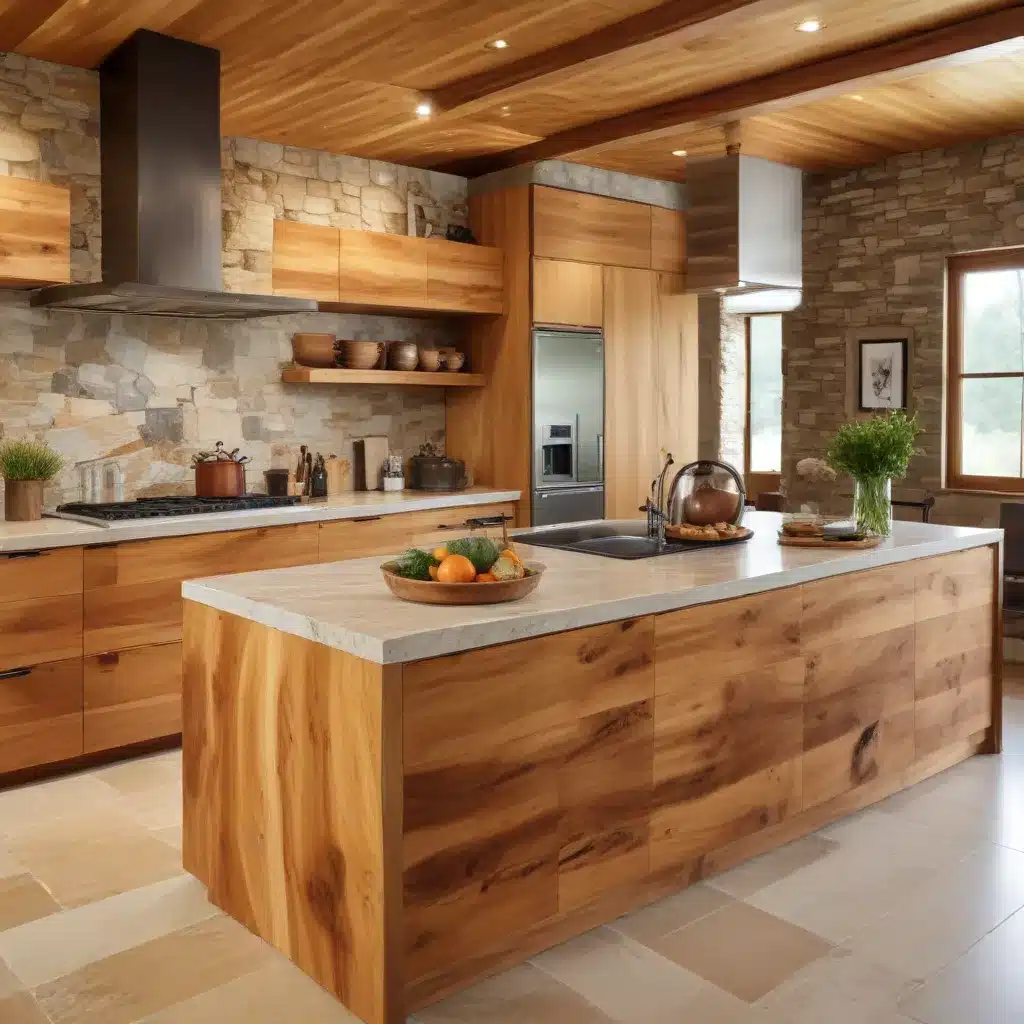 Embracing Natural Materials: Wood and Stone in Kitchen Design