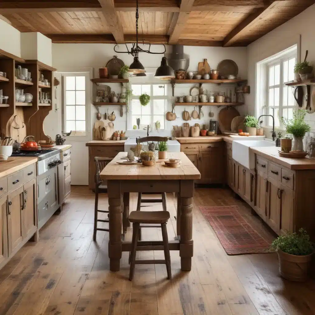 Embracing the Farmhouse Style: Rustic Kitchen Design Inspiration