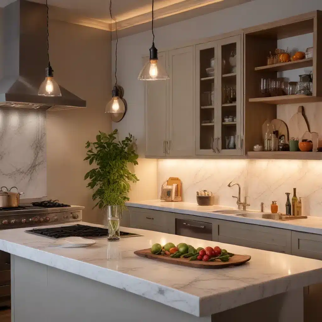 Enhancing Kitchen Ambiance: Mood Lighting and Atmospheric Elements for Culinary Inspiration